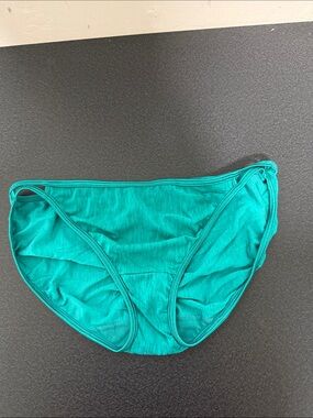 vassarette Teal Bikini Brief Panty